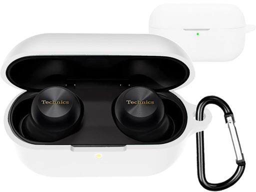 BOOLINNaz100ケース対応az100液状シリコンeah-az100カバーキズ防止耐衝撃装着充電可能防水防塵紛失防止カラビナ付きテクニクスaz100ケース(ホワイト)