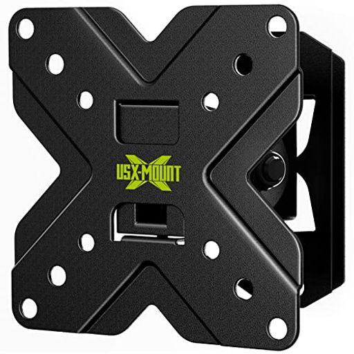 USXMOUNTモニター壁掛け金具ディスプレイ壁掛け10-26インチ対応壁掛け金具テレビ上下左右角度調節小型TVかべかけ耐荷重10kg最大VESA100x100mmテレビ壁掛け金具軽量テレビかべかけ汎用