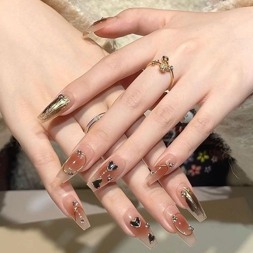 ネイルチップつけ爪手作り10枚入花嫁ネイルつけ爪ネイルシート人気INS風特別かわいいおしゃれ成人式入..