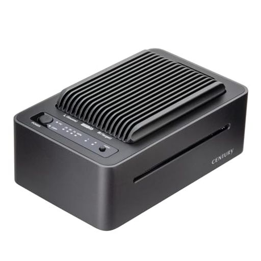 センチュリー「裸族のクローンベースNVMeUSB20G」M.2NVMeSSDクローン機能搭載USB3.2Gen2x2クレードルCR..