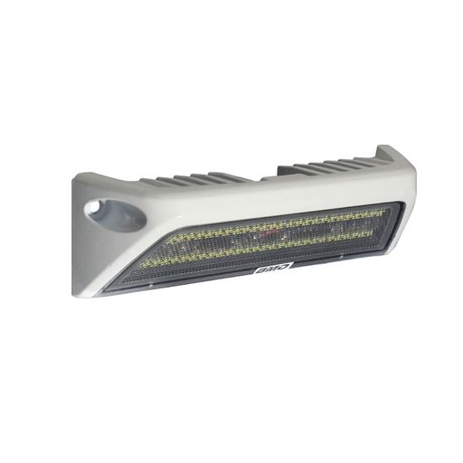 サイズ:W150xD39.5xH47mm 重量:261g 配線コード長さ:450mm 光度:2296lm 色温度:6000k 入力電圧:DC10-30V 消費電力:19W LEDチップ:OSRAM 防水性能:IP67