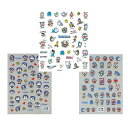 AAGWWネイルシールDIYネイルアートファッションかわいいキッズ初心者向け(NO.5/全3枚)