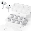 DEVENTORZAIRPODSPRO第1&第2世代対応交換用イヤーピース8個ホワイトシリコンイヤホンキャップ遮音性フィット感脱落防止エクストラスモールサイズAIRPODSPROイヤーチップAIRPODS