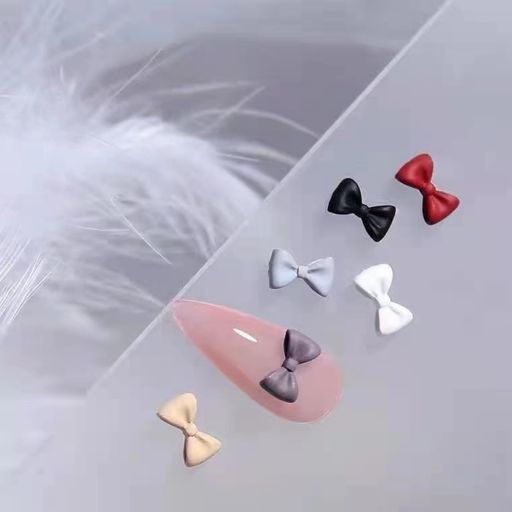 ネイルアートネイルパーツ3Dリボンストーン5色セット可愛らしい蝶結びデザインのネイルアートストーン..