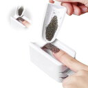 TVETE2層ディッピング容器携帯用ネイルパウダーリサイクルケース漏斗付きネイルツールネイルテック必需品DIYのネイルアート用