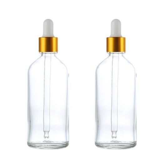 エッセンシャルオイル空ボトルガラスドロッパー付き詰め替え用旅行ポータブル2個30ml