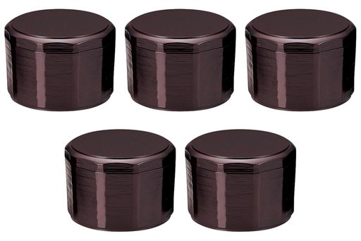 Other - 5個セット[TA]木彫飯器溜(内朱)(中)[14x9.8(7.9)cm]|飯器耐熱ABS樹脂耐熱セトモノホンポ(Setomonohonpo)