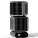 【2025年アップグレード版】TILLMULYA卓上扇風機静音充電式扇風機自動首振りDCモーター6段階風量二層ファンLED表示画面提手付きTYPE-C充電卓上USBコンセントサーキュレーター
