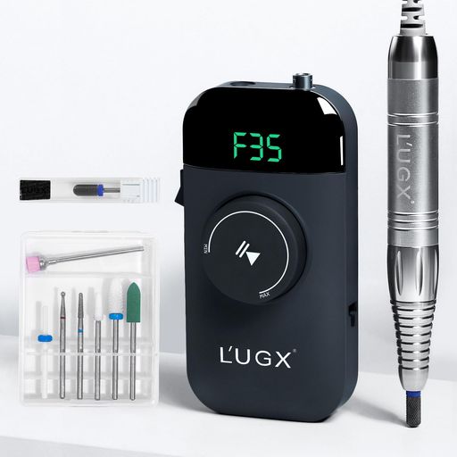 L’UGX電動ネイルマシン35000RPMブラシレスネイルドリル研磨爪磨き自宅サロン用低騒音低振動8個のビット L’UGX電動ネイルマシン35000RPMブラシレスネイルドリル研磨爪磨き自宅サロン用低騒音低振動8個のビット