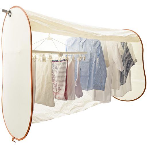 洗濯物カバー雨よけカバーベランダ目隠し160cmワイド洗濯物目隠し洗濯物干し花粉対策黄砂対策梅雨対策洗濯日和ネクストワイド(株)フォーラル