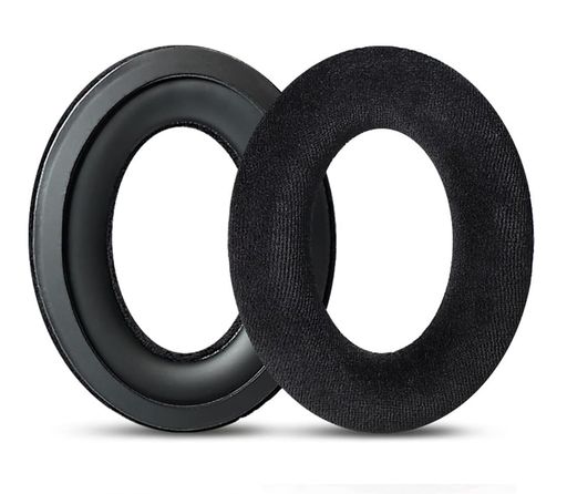 HD380イヤーパッドブラックパレージメモリリボンイヤーパッド対応SennheiserHD380HD380ProPXC350PC350S..