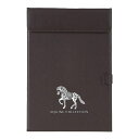 ノーブランド(NOBRAND)レザーマグネットバインダーEQUINECOLLECTION(エクインコレクション)ブラウン34x23CMJO-AC-2006