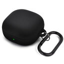 AIRSPOシリコンケースSAMSUNGGALAXYBUDS2PRO/GALAXYBUDS2/GALAXYBUDSPRO2/GALAXYBUDSLIVE/GALAXYBUDSFEケース対応(ブラック)