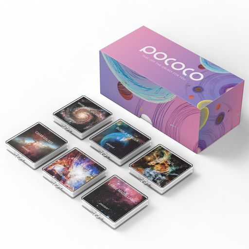 POCOCO プラネタリウム 家庭用 スタープロジェクターライト専用 交換用5K超高透過光学ディスク(95%)200万画素対応 星空・銀河再現ディスク タイマー機能付きライトに最適 おしゃれ インテリ…