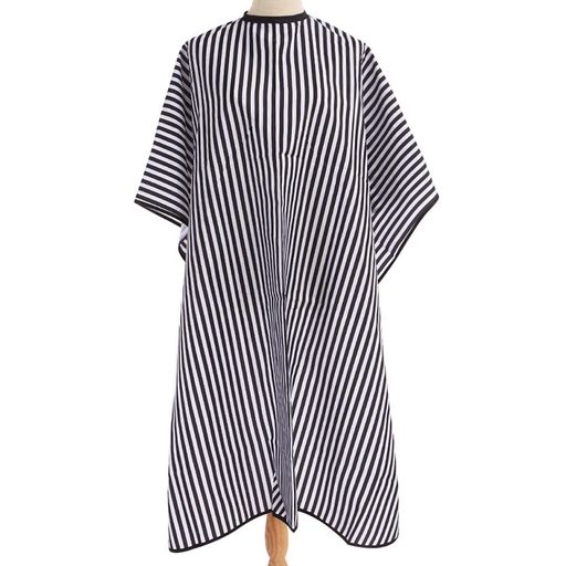 [サムコス]散髪ケープシャンプーケープ美容エプロン美容ケープ散髪マント静電気防止大人用サロン理容師家庭用(黒色)