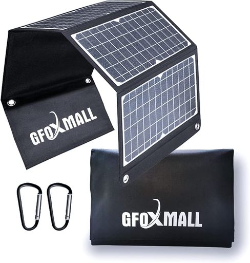 Gfoxmall30Wソーラーパネル小型ソーラーチャージャーQC3.0急速充電PD18W3USBボート薄型超軽量ETFE材質防水防災グッズ停電対策アウトドアキャンプ車中泊Android/iPhone対応