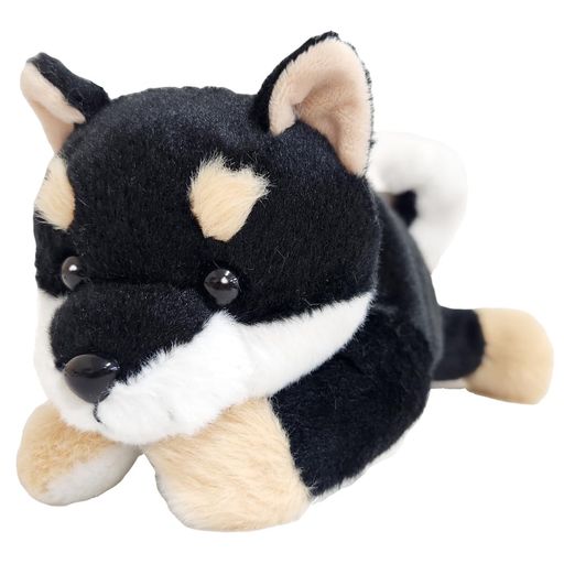 アニマルペンケースぬいぐるみポーチ筆箱犬黒柴ShibaBlack48142