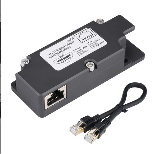 CB1 Dishy V2 - RJ45 アダプター、 Dishy ケーブル - RJ45 アダプター (イーサネット コード付き)、 イーサネット