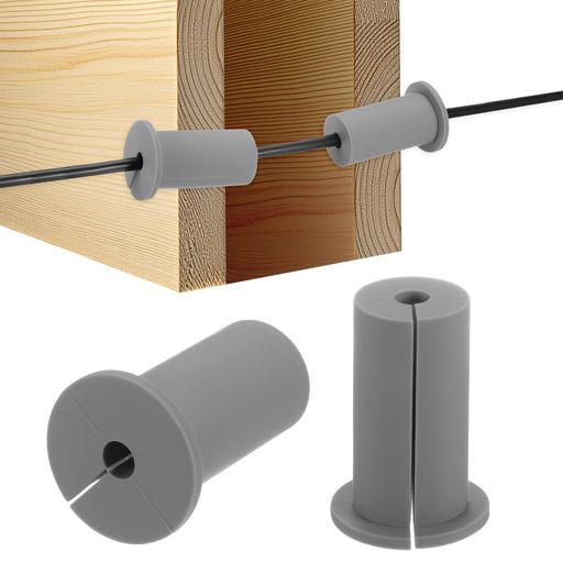 MMETERXITY2パックのケーブルルーティングキット1”の壁穴用シリコン製ケーブル通し壁グロメットケーブ..