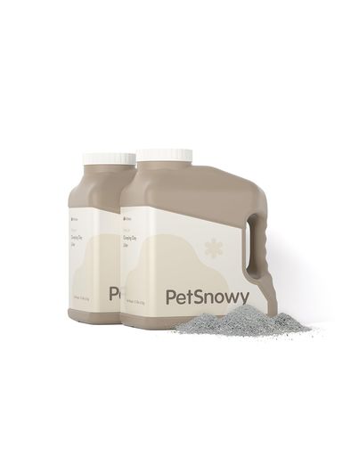 PetSnowy猫砂天然ベントナイト使用鉱物少量でしっかり固まる消臭アップ抗菌砂ぼこりが舞いにくいシステムトイレ対応