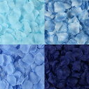 バラ花びら2000枚入り造花ローズ薔薇ピンク系ブルー系多色桜吹雪フラワーシャワープロポーズ/結婚式/誕生日/お祝い/パーティー/撮影など用飾り小物(ブルー系)