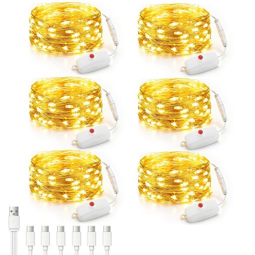 【便利なUSB充電式&amp;タイマー機能】 乾電池不要で経済的なUSB充電式のLEDストリングライトです。一度のフル充電で長時間の連続点灯が可能。さらに、自動で消灯・点灯を繰り返すスマートなタイマー機能を搭載しているため、消し忘れの心配がなく、無駄な電力を消費しません。 【自由自在な2m銅線&amp;フェアリーライト】 扱いやすい長さ2mの柔軟な銅線ワイヤーを採用。形を自由自在に変えられるため、お気に入りのガラス瓶に入れて間接照明にしたり、植物に巻き付けたりと、思い通りのDIYデコレーションが楽しめます。星屑のように輝く20LEDのフェアリーライトが、温かみのある電球色でロマンチックな空間を演出します。 【室内・室外兼用の防水設計】 優れた防水性能(※充電ポート部分を除く)を備えているため、お部屋の中だけでなく、雨や湿気が気になるお庭やベランダ、キャンプのテント飾りなど、屋外でも安心してご使用いただける装飾ライトです。