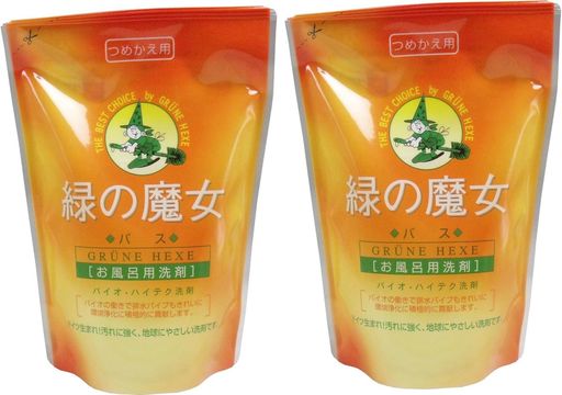 【まとめ買い】 ミマスクリーンケア 緑の魔女 バス(お風呂用洗剤) つめかえ 360mlx2個