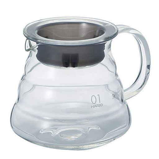 容量: 実用容量/360ml(1~3杯用)、満水容量/470ml 原産国:日本 1-3杯用 2007年度グッドデザイン賞受賞 材質: 本体/耐熱ガラス、パッキン/シリコンゴム サイズ: 幅13.0x奥行10.7x高さ9.9cm 口径7.7cm メーカー型番:XGS-36TB 食洗器可、電子レンジ可、熱湯可 温かさを保てるようにテーブルとの接触面の少ないガラス形状