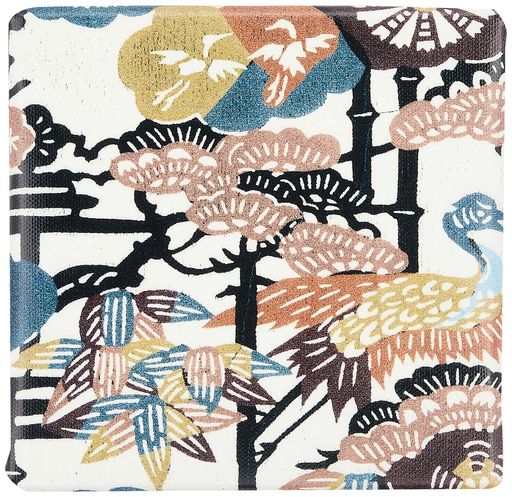 和着物アートパネル15cmx15cmSサイズ日本製ポスターおしゃれインテリア模様替えリビング内装花幾何学フ..