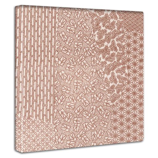 和着物アートパネル30cmx30cm日本製ポスターおしゃれインテリア模様替えリビング内装ブラウン幾何学フ..