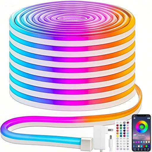 【高輝度・調光調色】このLEDテープライトは多数のLEDチップを搭載し、表面をシリコンで覆うことで、ムラのない均一で高輝度な光を実現します。また、付属のリモコンまたは専用アプリで、1600万色のカラー変更や段階なしの明るさ調節が可能です。 【音楽同期・タイマー機能】このテープライトは音楽連動機能・タイマー機能を備えており、周囲の音楽のリズムに合わせて、光の流れや色が変化できます。また、指定した時間に自動で電源をオン・オフにできます。 【IP65等級防水・防塵】このledテープはシリコンで覆われているため、IP65等級の防水・防塵性能を備えています。クリスマス、ハロウィン、パーティーや様々な屋外イベントにも幅広くお使いいただけます。 【PSE認証済み・安心安全】付属のアダプターは日本国内仕様に基づいて設計されており、PSE認証も取得しました。また、このledチューブライトの定格消費電力は12Wで、1時間あたりわずか0.012kWhの使用量で、省エネで環境にやさしいテープライトです。