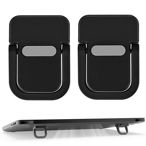 ノートパソコンスタンドpcスタンドパソコンスタンド2個入りノートパソコン用見えないスタンド亜鉛合金..