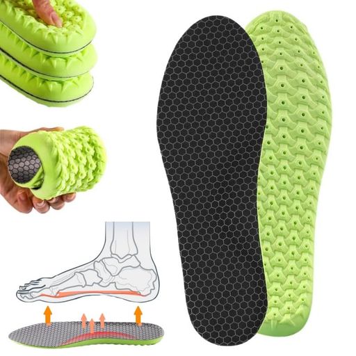 インソールスポーツ用中敷き衝撃吸収立ち仕事スポーツアーチサポートメンズレディース高反発滑りにくく、通気性があるサイズ調整可能超軽量抗菌防臭6サイズあり(23.5...