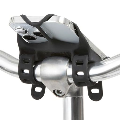 【iFデザイン賞受賞・最新4代目アップグレード版】:自転車スマホホルダー業界最高の互換性を誇るBike Tie 4 Pro Maxが発売!通勤バイクからマウンテンバイク(MTB)まで各種ハンドルに対応し、折りたたみ自転車、ロードバイク、通勤自転車、ママチャリ、クロスバイク、グラベルバイクなど、様々なT型またはU型ハンドやステム、またはステムのないスクーターやスピンバイクにも対応(19-30mmのチューブ径に適用)。 【安定性抜群の二重バンド設計】:初めてダブルストラップ設計を採用し、より安定してしっかりと携帯を固定し、落ちる心配なし!伸縮性のあるシリコンバンドで、スマホケースや背面リングがそのままで使える。 【シリコン振動吸収】高品質のシリコン一体型弾性設計により、プラスチック、金属、ネジ固定のハードケース製品と比べ、振動を直接伝えることなく、サイクリング中の振動を吸収し、減少させ!大切な携帯カメラなどの内部細小部品を守る。製品によるスマホの傷や部品の錆、脱落、プラスチックのひび割れなどの心配もなく、より長くスマホと製品を使用できます。