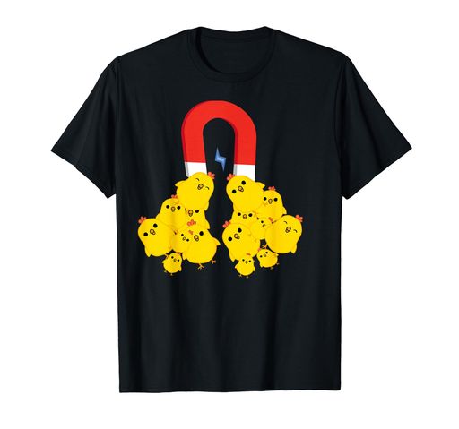 ひよこマグネット付きひよこマグネットTシャツ