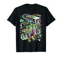 コンピュータアーティストレトロ80年代90年代ゲーマーベーパーウェーブスタイルTシャツ