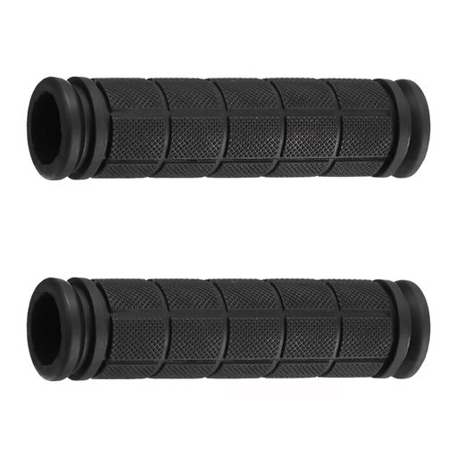 Grip - KDSSYFT自転車ハンドルグリップ1組(2本)セット内径約22mmゴム製滑り止めショック吸収グリップ交換修理予備補修マウンテンバイクロードバイク折りたたみ自転車対応(ブラック)