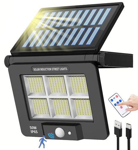 ソーラーライト 屋外 センサーライト 屋外 人感 防水 太陽光発電 USB充電可 リモコン付き 折りたたみ式 角度調節可能 3つ知能モード IP65防水 人感センサーソーラー 防犯 玄関/廊下/庭先/壁…
