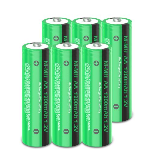 単3形充電電池AA1200MAHニッケル水素電池1.2Vソーラーライト用6本PKCELL太陽熱灯用 単3形充電電池AA1200MAHニッケル水素電池1.2Vソーラーライト用6本PKCELL太陽熱灯用