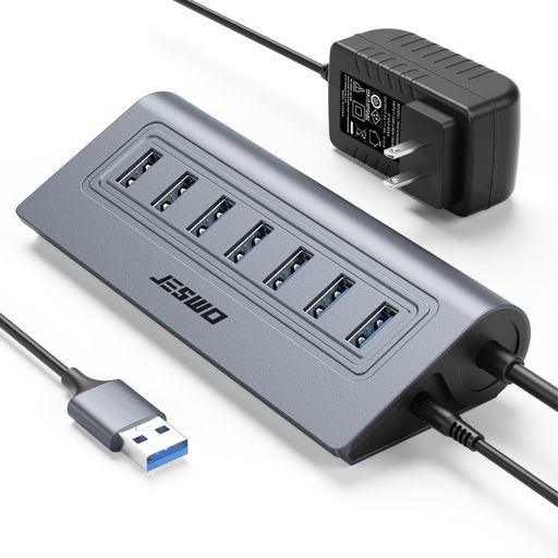 超高速5Gbpsデータ転送:USB 3.0テクノロジーにより、写真、動画、大容量のドキュメントを従来のUSB 2.0の最大10倍の速度で転送できる、驚異的な高速ファイル転送を体験してください。貴重な時間を節約し、ワークフローを劇的に効率化します。 あらゆるデバイスに対応:USBメモリやハードディスクから、キーボード、ヘッドセット、プリンターに至るまで、すべての機器を簡単に接続できます。Windows、Mac、Linuxの各コンピュータとシームレスに連携します。 プラグアンドプレイのシンプルさ:すぐに使い始められます!複雑なソフトウェアやドライバーのインストールは不要です。7ポートUSBハブをコンピュータに接続するだけで、シームレスかつ効率的なプラグアンドプレイ体験がすぐに利用可能です。 簡単なセットアップ:便利な1m(3.3フィート)のUSBケーブルが付属しており、デスクトップをすっきり整理して、配線を整えやすくします。パソコンのポートに届くために、不自然な姿勢で体を曲げる必要はもうありません。