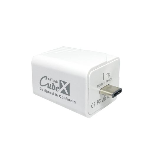 PIODATAIXFLASHCUBE1TBIPHONEIPAD対応フォトストレージデバイスMFI認証USBTYPE-C写真と動画自動バックアップ容量不足解消 PIODATAIXFLASHCUBE1TBIPHONEIPAD対応フォトストレージデバイスMFI認証USBTYPE-C写真と動画自動バックアップ容量不足解消
