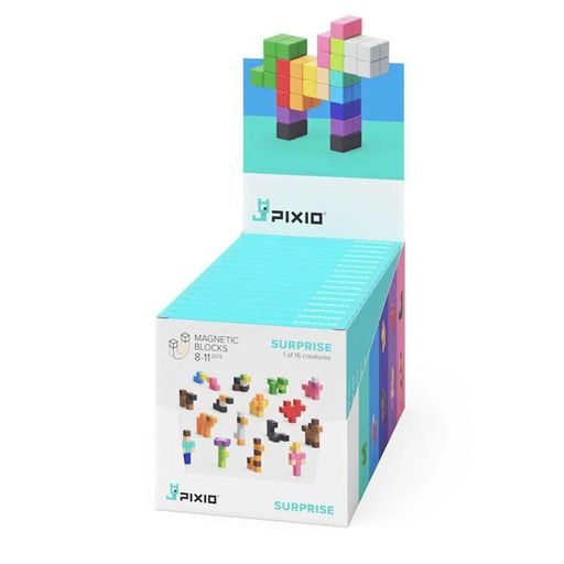 テンヨー(Tenyo)マグネット内蔵キューブブロックピクシオSurpriseTPX-SU-S01BOX(16個入)