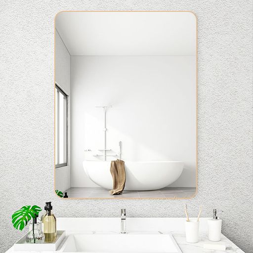 xinxin-home壁掛け鏡全身姿見鏡おしゃれ割れない化粧鏡アルミ合金フレーム飛散防止加工壁掛けミラース..