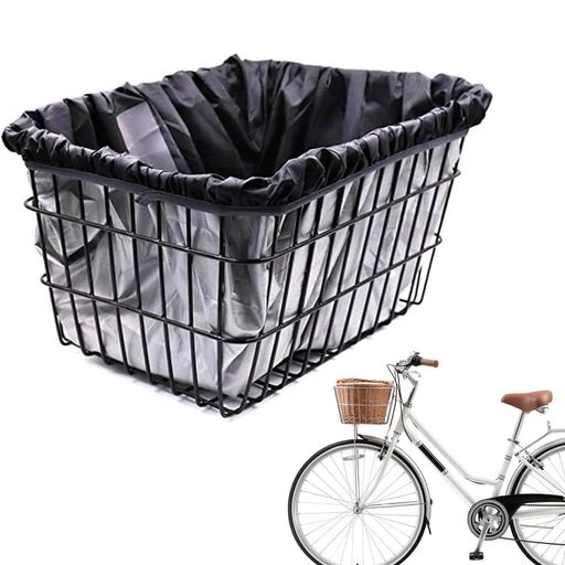 Rakuten - 自転車バスケットカバー自転車カゴカバー自転車カゴカバー防水厚手丈夫大きめ防水保護カバー前かごカバー自転車用バスケットライナー取り付けが簡単大量自転車アクセサリー前後兼用…