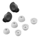 KWMOBILE6XイヤーチップSAMSUNGGALAXYBUDSFE対応イヤーピース-交換用パッドS/M/Lサイズグレー