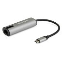 STARTECH.COMLANアダプター/USB-C/1XRJ45/100MBPS/1G/2.5G/スペースグレー