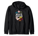 WORLDTRAVELERパスポートスタンプジップパーカー