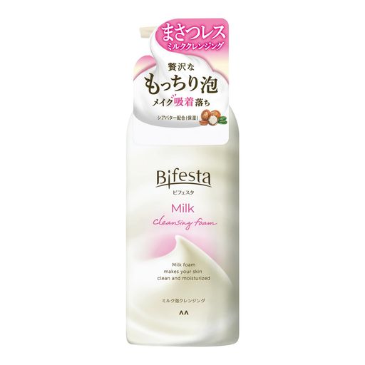 もっちりとした贅沢なミルク泡クレンジング 濃密泡でまさつレスにやさしくメイクを吸着オフ シアバター*配合で洗い上がりの肌もしっとりうるおう * シア脂(保湿成分) 内容量:230g 原産国:日本