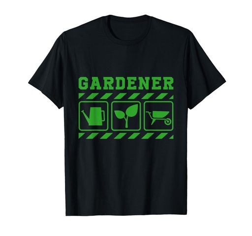 ガーデナーガーデニング趣味庭園植物花自然プレゼントTシャツ