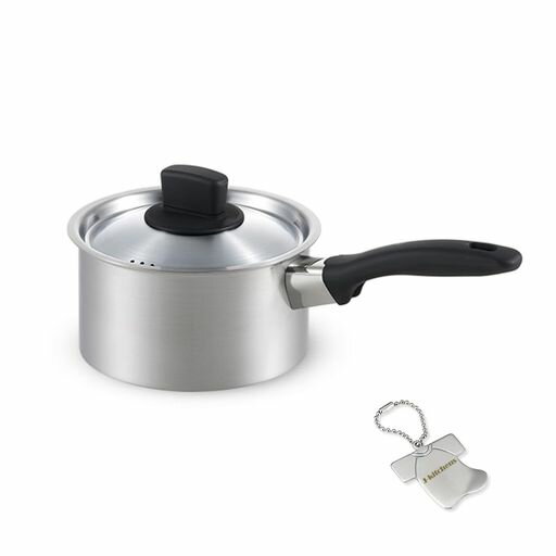 Small Pans - J-kitchens食卓団らん片手鍋蓋が転がりにくい16cmガスIH対応日本製オリジナルタグ付